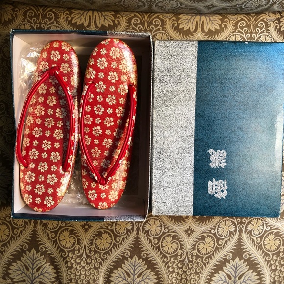 GENUINE Vintage Japanese Zori Formal Sandal - Picture 4 of 5